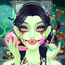 万圣节改头换面游戏(halloween makeover)
