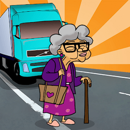 疯狂之路最新版(crossy granny)