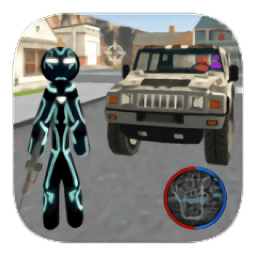 彩虹钢铁火柴人绳索英雄破解版